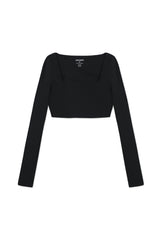Long Sleeve_Bra Black