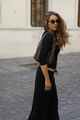 Rib Long T-Shirt_Black