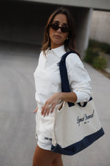 New Canvas Tote Bag Duo_Navy