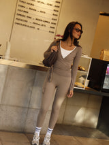 Straight Legging_Taupe