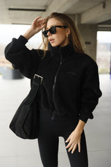 Hobo XL_Black Suede Bag