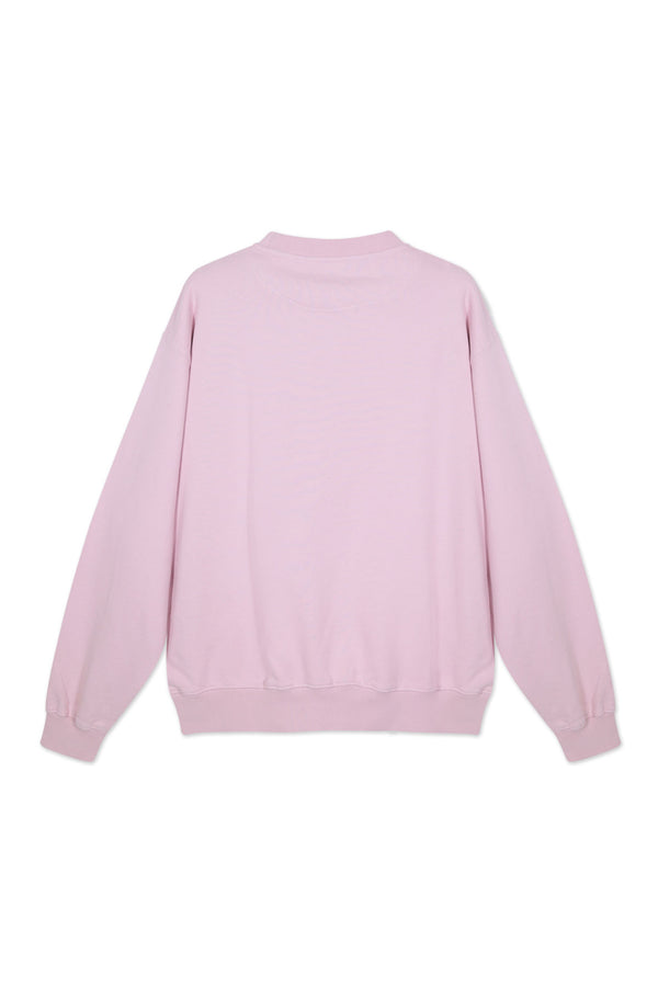 Sweatshirt_Light Pink Crewneck Sport Club Insignia