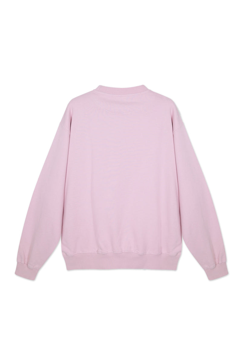 Sweatshirt_Light Pink Crewneck Sport Club Insignia