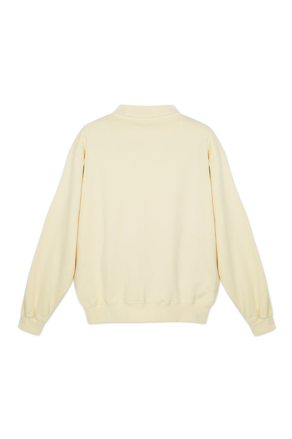 Sweatshirt_Yellow Crewneck Sport Club Insignia