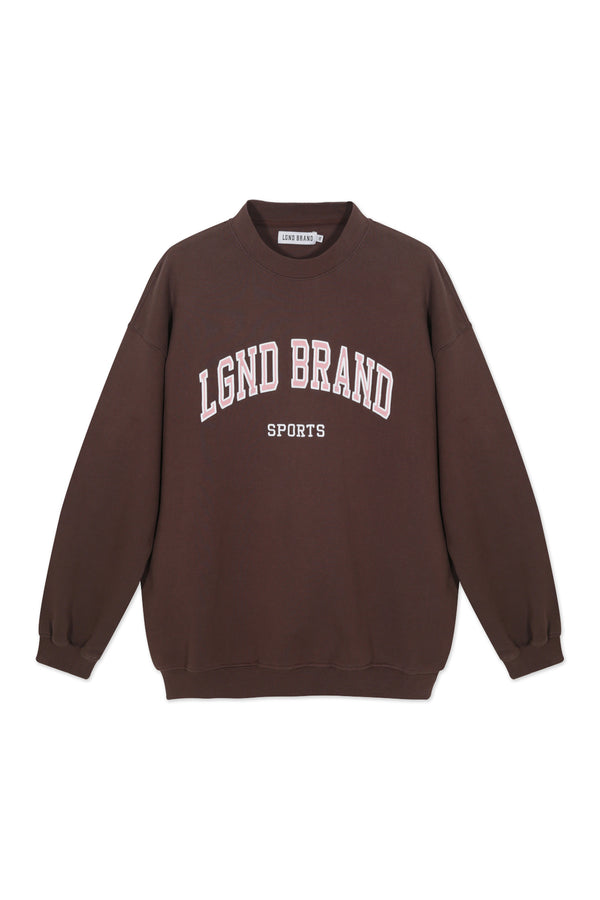 Sweatshirt_Coffee Crewneck Pink LGND BRAND
