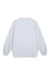 Sweatshirt_Light Gray Crewneck Sport Club Insignia