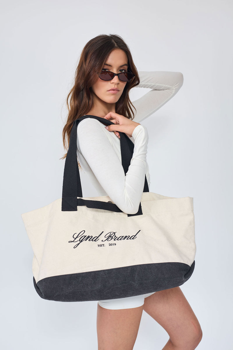 New Canvas Tote Bag Duo_Black