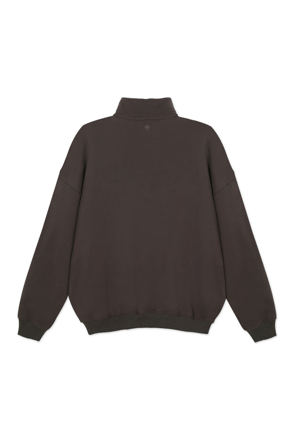 Sweatshirt_Coffee Espresso_Mock Neck LGND Brand