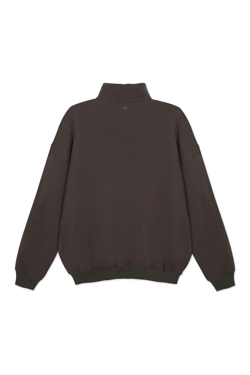 Sweatshirt_Coffee Espresso_Mock Neck LGND Brand