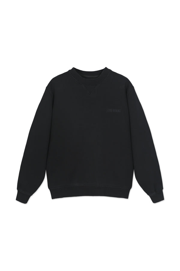Sweatshirt_ Black Crewneck Minimal LGND Brand