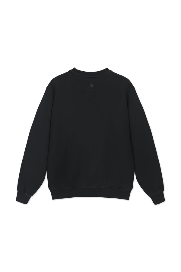 Sweatshirt_ Black Crewneck Minimal LGND Brand