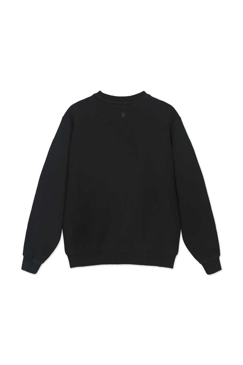 Sweatshirt_ Black Crewneck Minimal LGND Brand