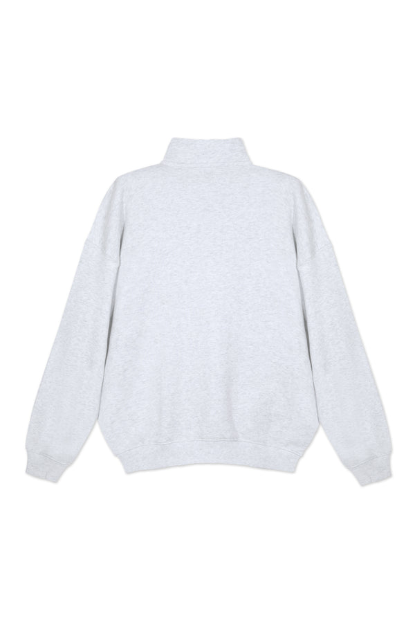 Sweatshirt_Light Gray_Mock Neck LGND Brand