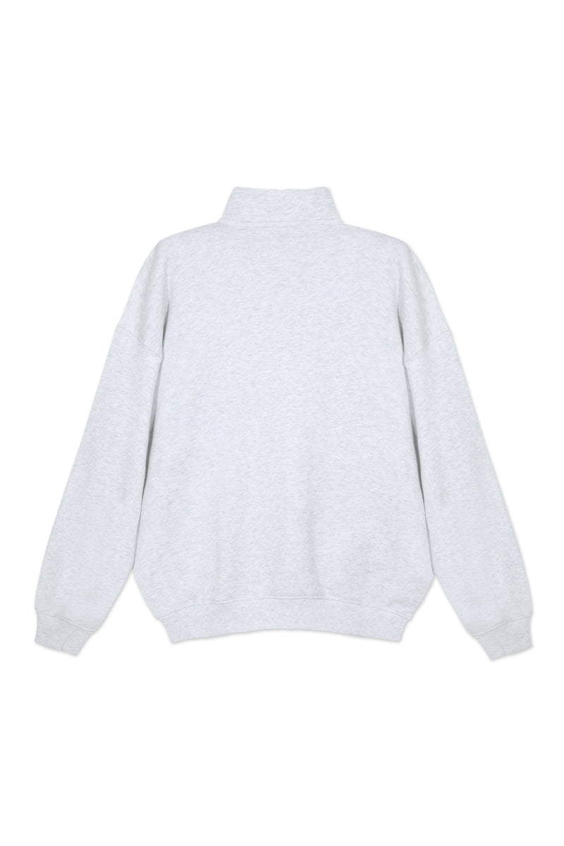 Sweatshirt_Light Gray_Mock Neck LGND Brand