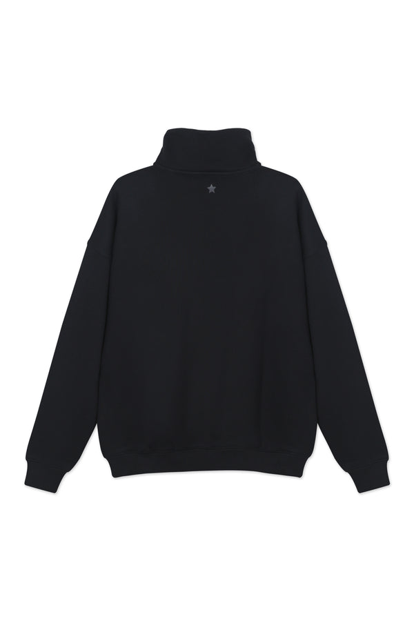 Sweatshirt_Black_Mock Neck LB