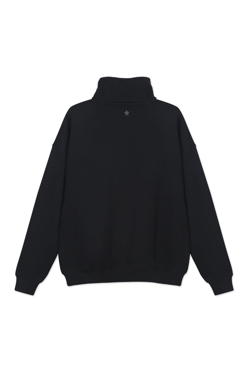 Sweatshirt_Black_Mock Neck LB