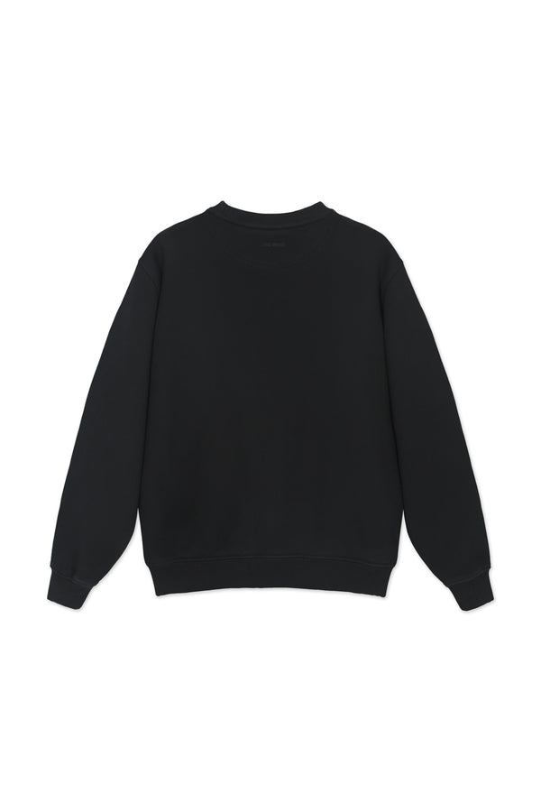 Sweatshirt_ Black Crewneck White LGND Sport Club