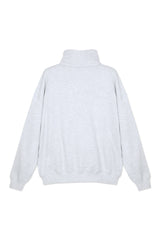 Sweatshirt_Light Gray_Mock Neck LB