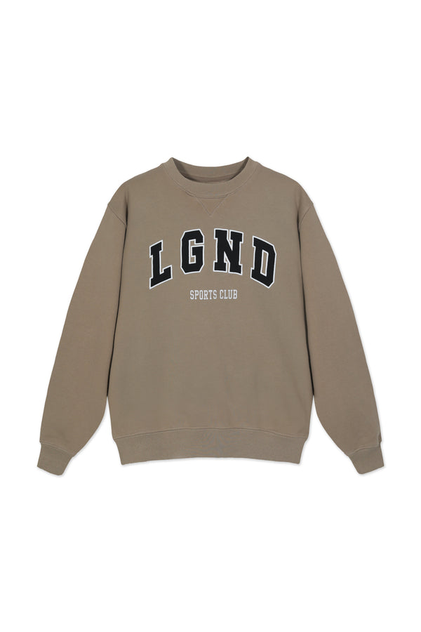 Sweatshirt_Taupek Crewneck Black LGND Sport Club