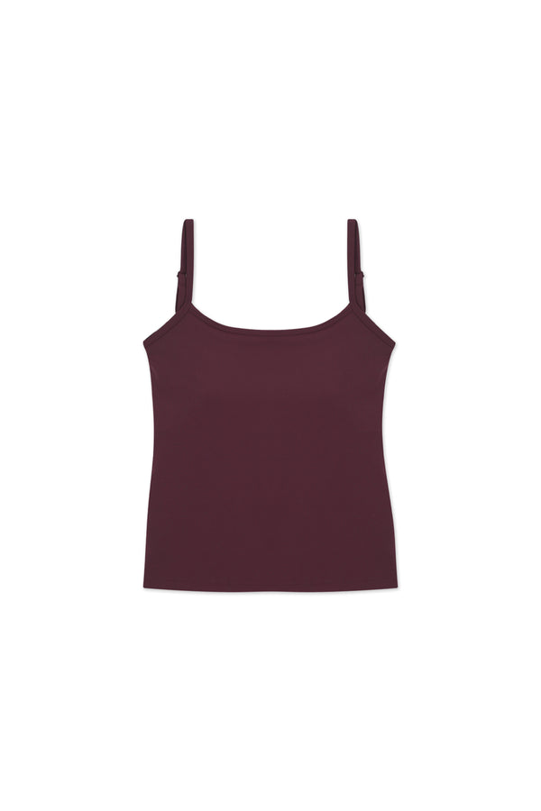 Strap Top_Burgundy