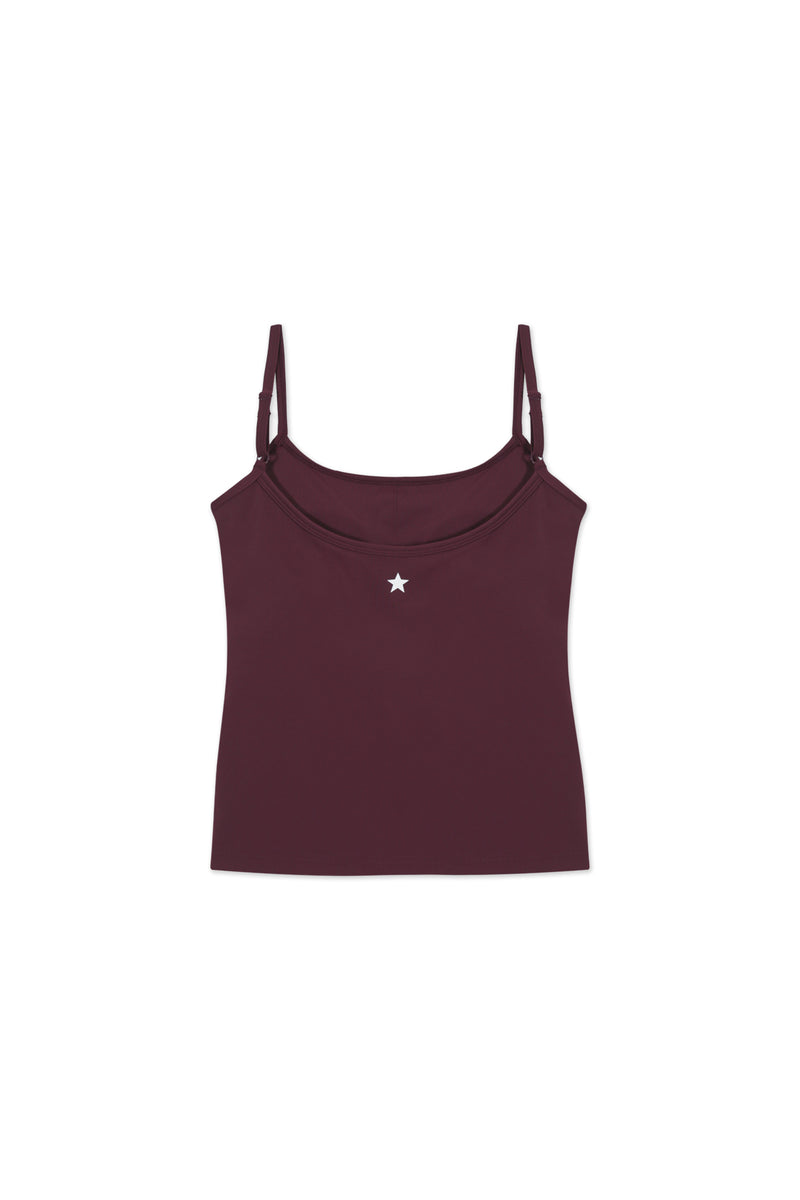 Strap Top_Burgundy