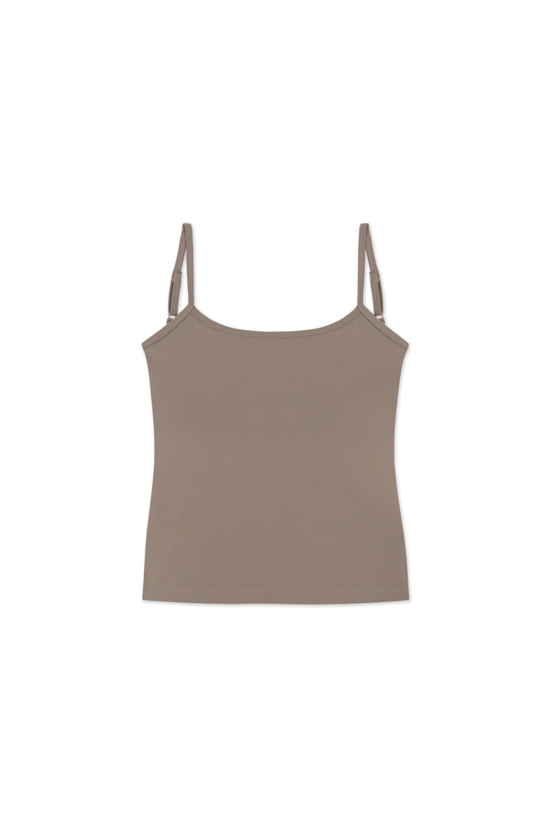 Strap Top_Taupe