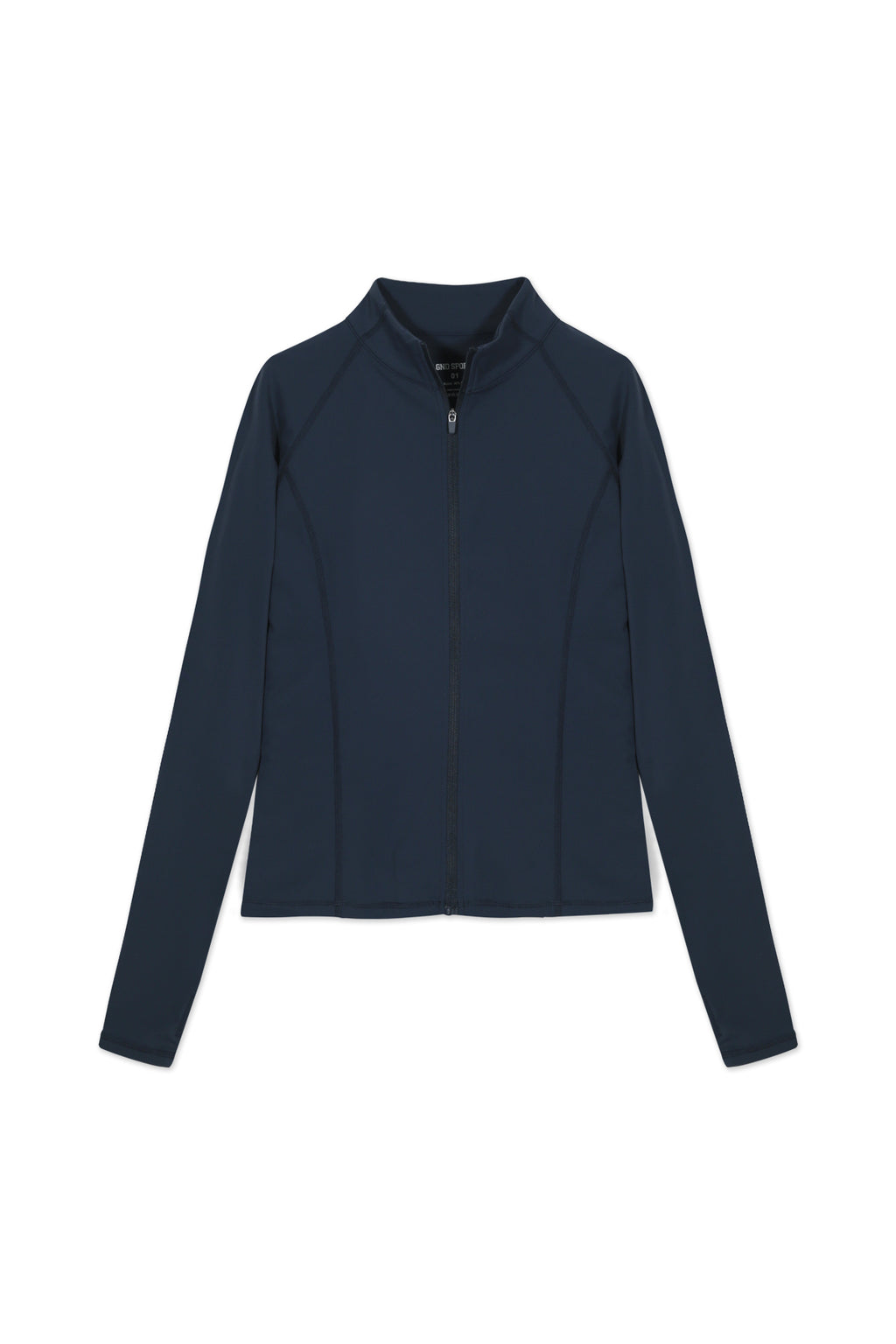 Long Sleeve_Zip Up Blue