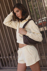 Polo Sweatshirt_Light Yellow