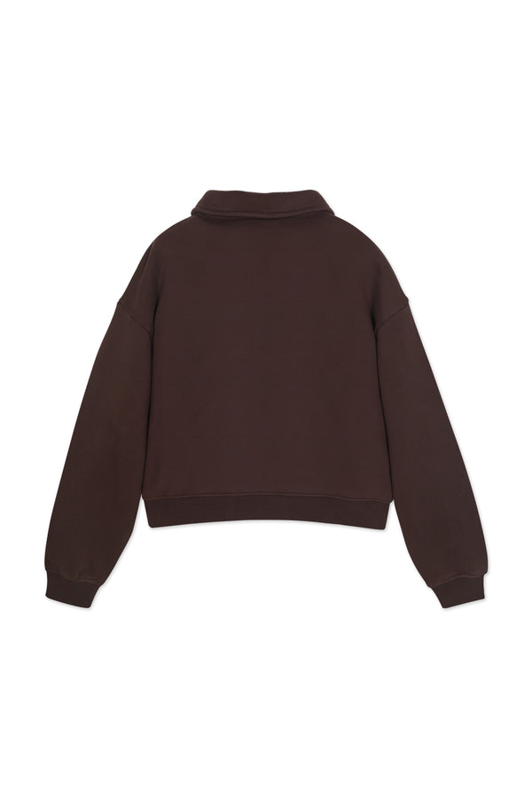 Polo Sweatshirt_Coffee