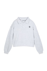 Polo Sweatshirt_Light Gray