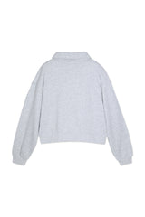 Polo Sweatshirt_Light Gray