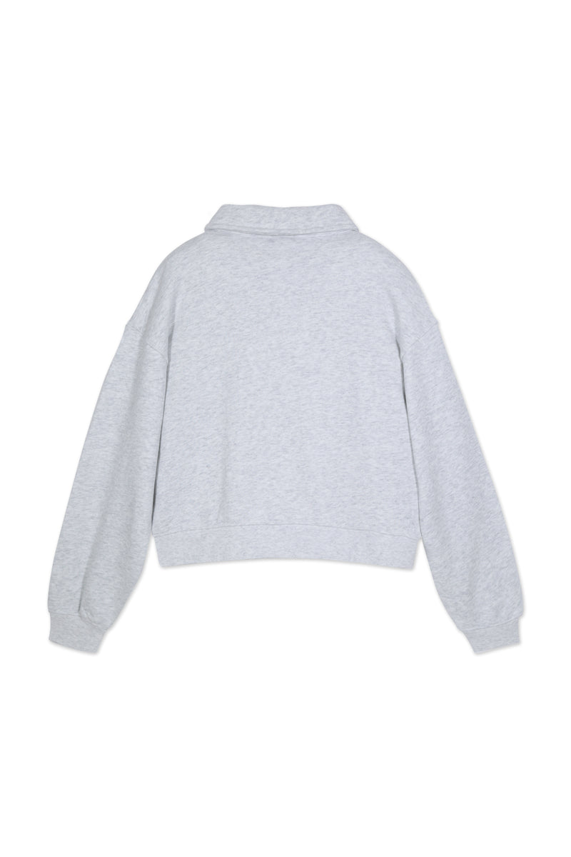 Polo Sweatshirt_Light Gray