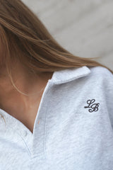 Polo Sweatshirt_Light Gray