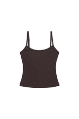 Rib T-Shirt_Coffee