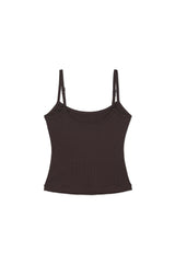 Rib T-Shirt_Coffee