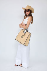 Raffia_ Tote Bag Duo