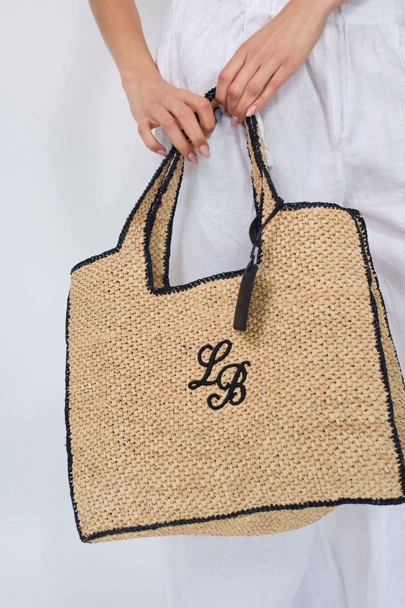 Raffia_ Tote Bag Duo