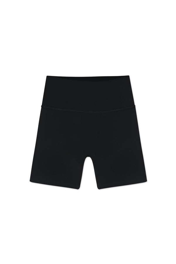 Straight_Crop Short Black