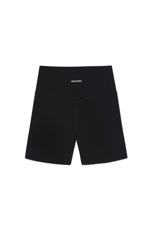 Straight_Crop Short Black