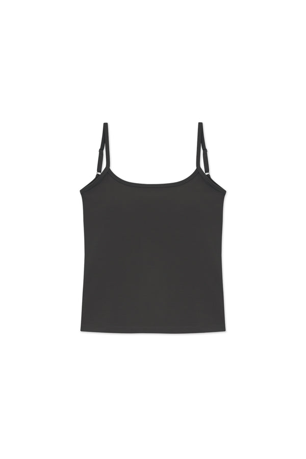 Strap Top_Charcoal