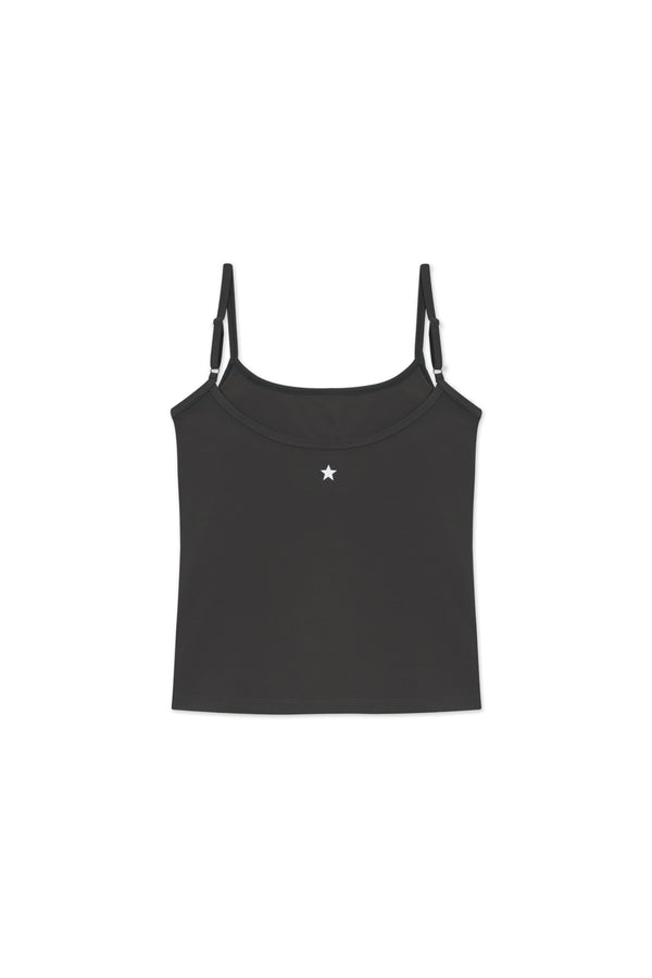 Strap Top_Charcoal