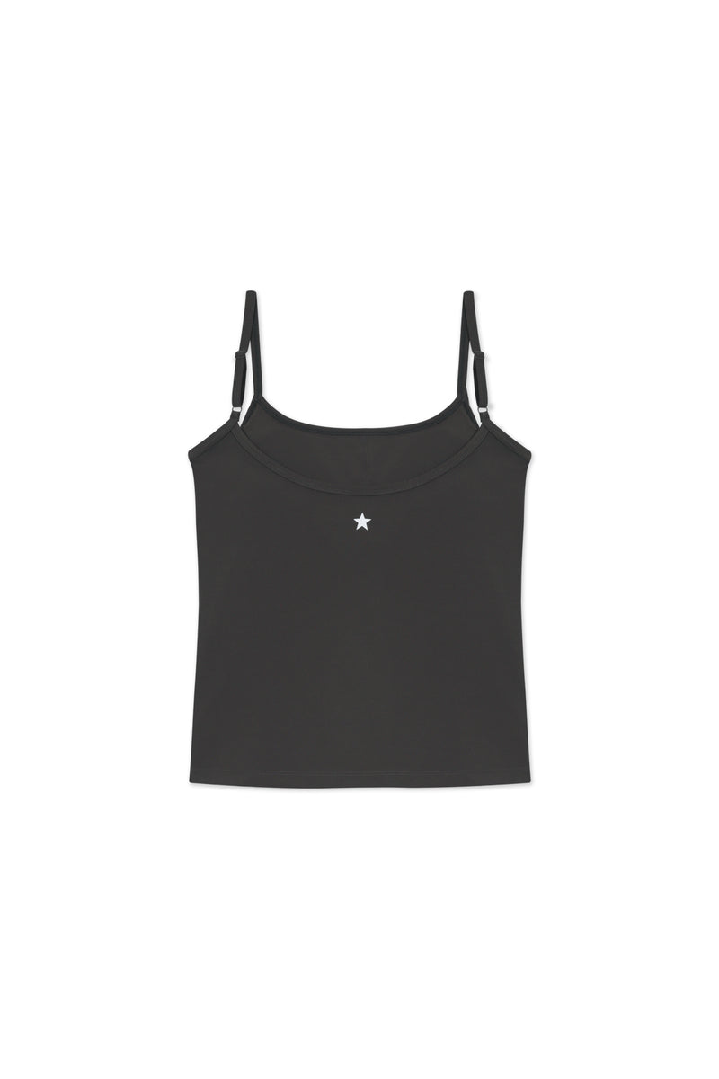 Strap Top_Charcoal