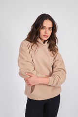 Sweatshirt_ Beige Hoodie LGND Brand