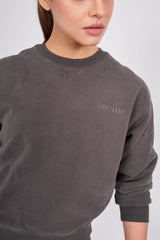Sweatshirt_ Charcoal Crewneck Minimal LGND Brand