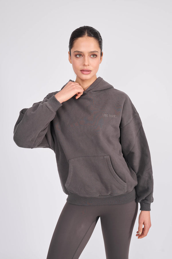 Sweatshirt_ Charcoal Hoodie LGND Brand