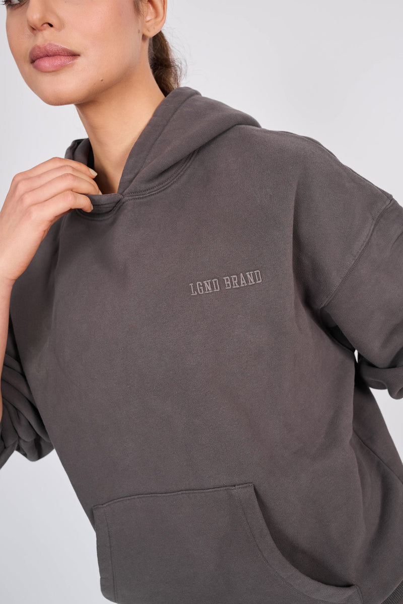 Sweatshirt_ Charcoal Hoodie LGND Brand
