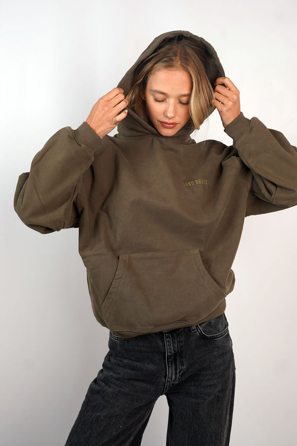 Sweatshirt_ Green Hoodie LGND Brand