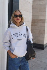 Sweatshirt_ Light Gray Hoodie Black LGND Brand Sports