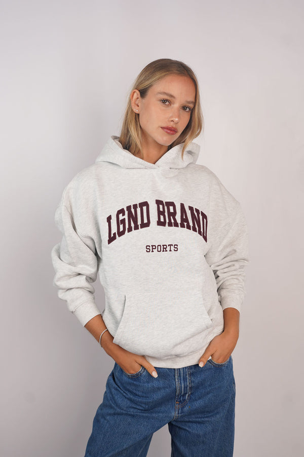 Sweatshirt_ Light Gray Hoodie LGND Brand Sports