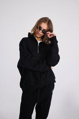Sweatshirt_Black_Mock Neck LB